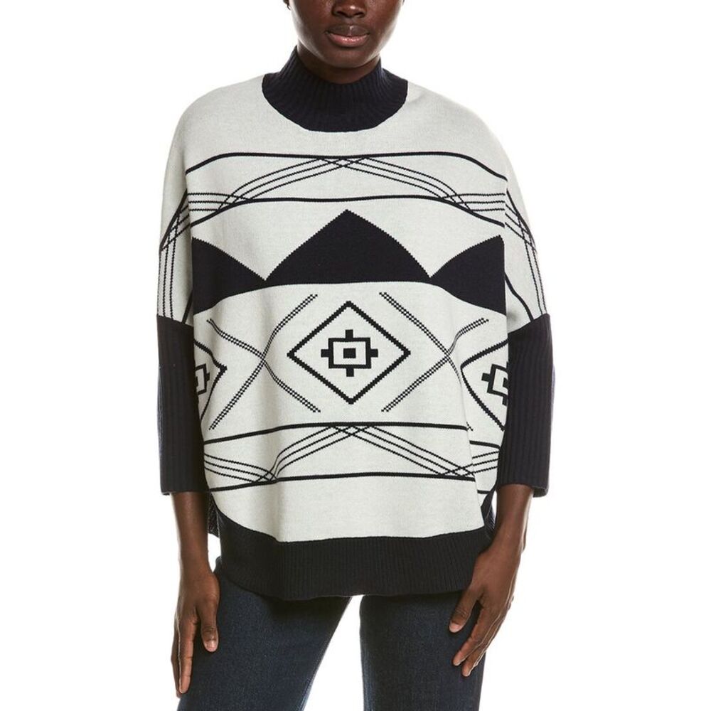 Tyler Bรถe Womens Alpine Wool-Blend Capelet, Multi